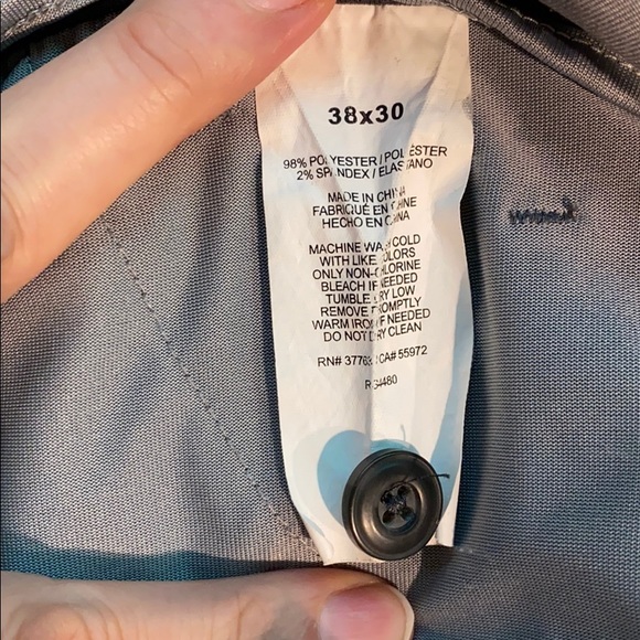 Men’s Grey Golf Pants - Picture 3 of 3